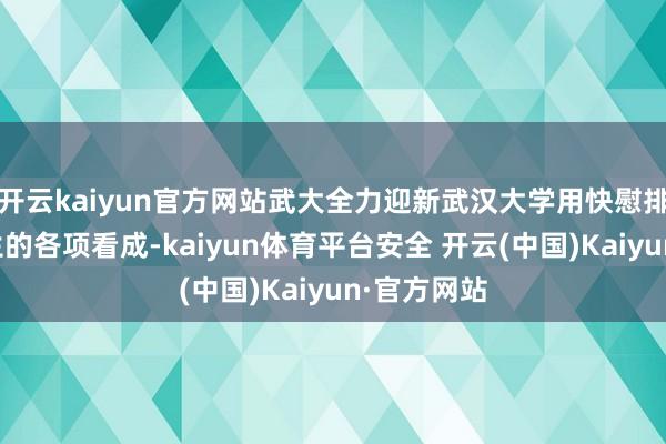 开云kaiyun官方网站武大全力迎新武汉大学用快慰排了招待更生的各项看成-kaiyun体育平台安全 开云(中国)Kaiyun·官方网站