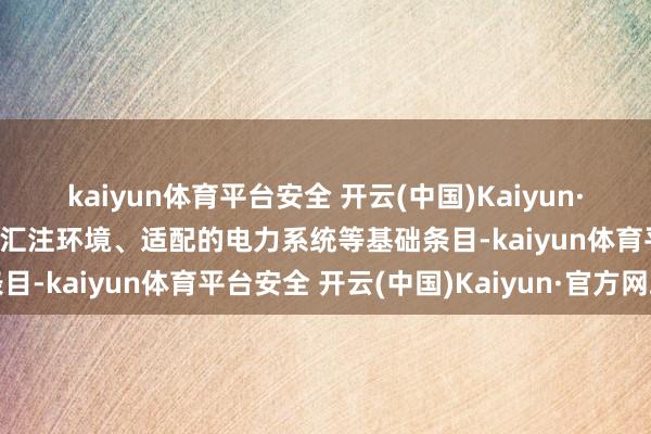 kaiyun体育平台安全 开云(中国)Kaiyun·官方网站具备厚实高速的汇注环境、适配的电力系统等基础条目-kaiyun体育平台安全 开云(中国)Kaiyun·官方网站
